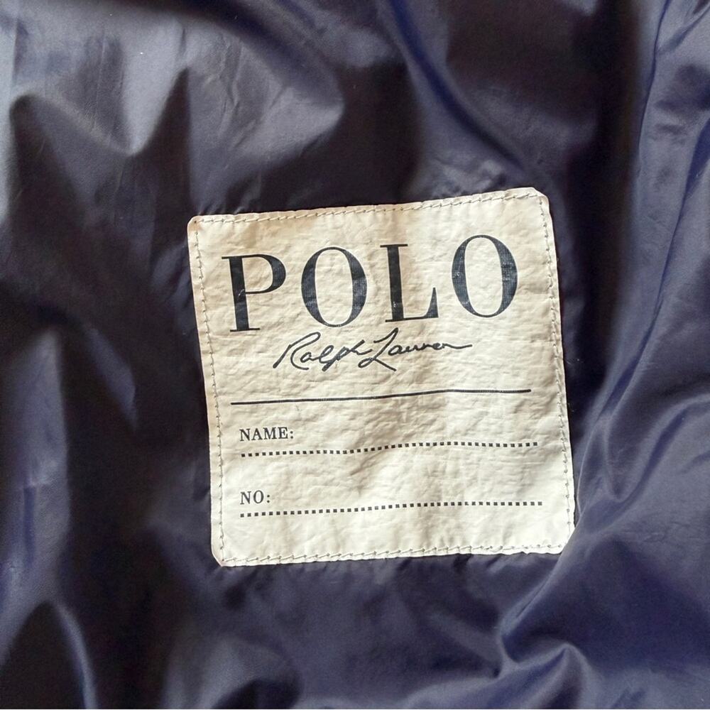 Polo Ralph Lauren Quilted Barn Jacket Girls Size Large (12/14) Navy Blue - Picture 5 of 14